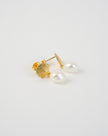 Sea Shell Pearl Earrings