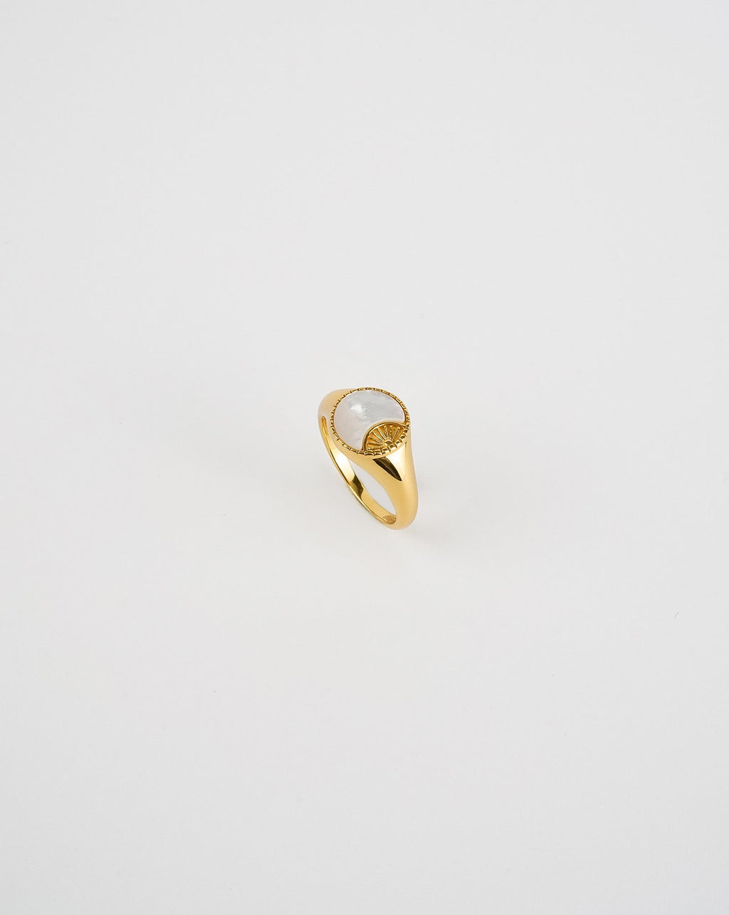 Ray of Sun Mother of Pearl Ring