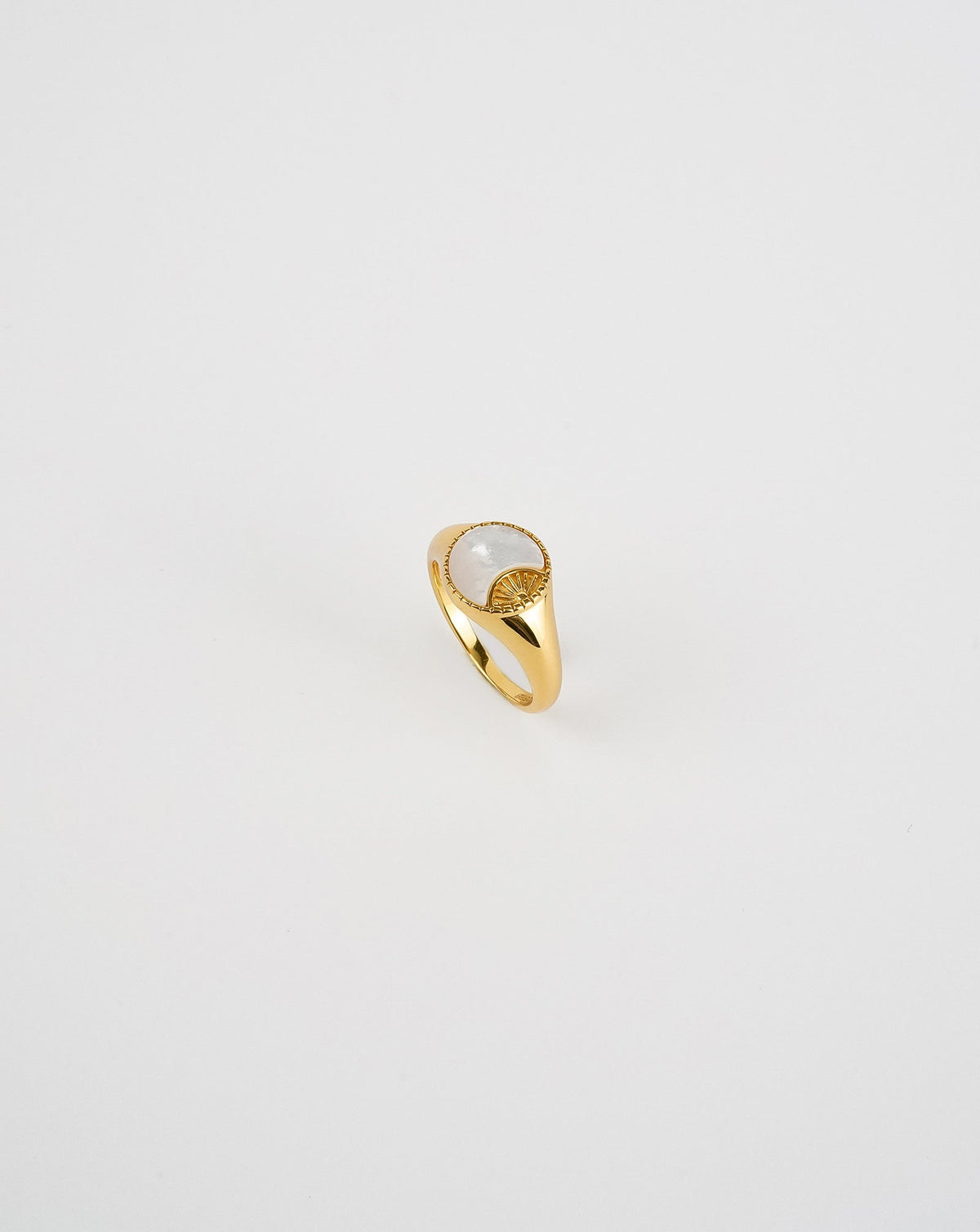 Ray of Sun Mother of Pearl Ring