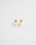 Star Fish Pearl Earrings