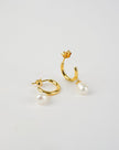 Open Back Pearl Earrings