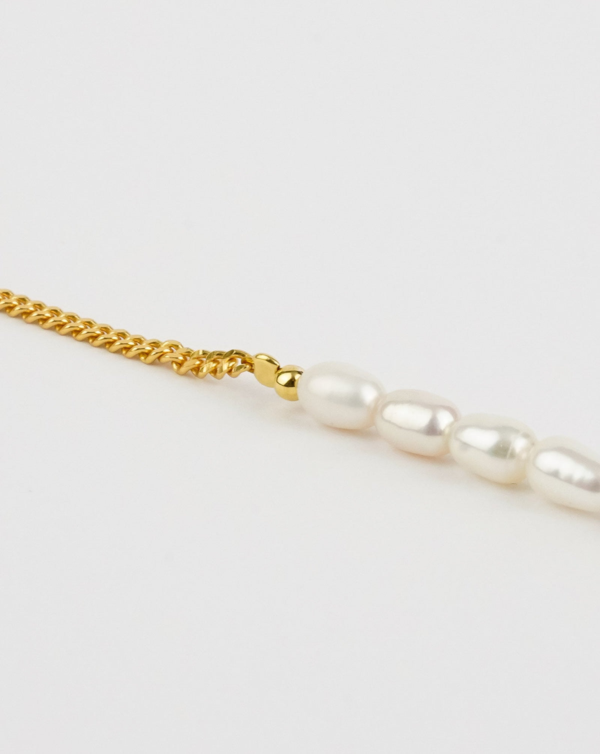 Half Chain Pearl Bracelet
