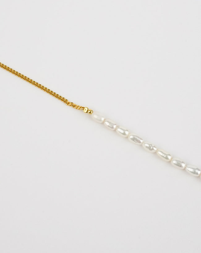 Half Chain Pearl Bracelet