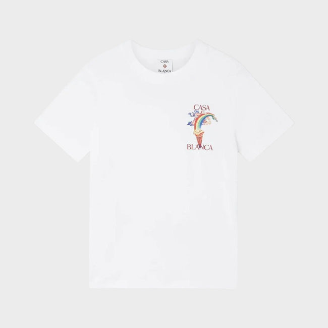 Bedrucktes T-Shirt Naturlehrer Weiß