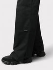 Reversed Waistband Chino Trouser Black