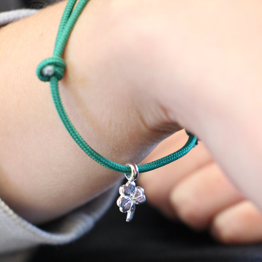 Lucky Clover Rope Bracelet