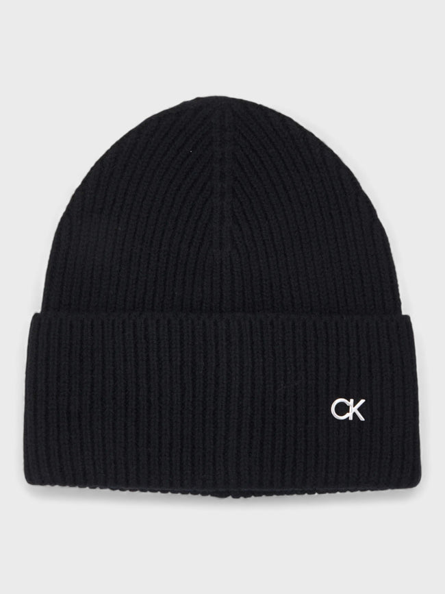 Calvin Klein Chunky Beanie Black