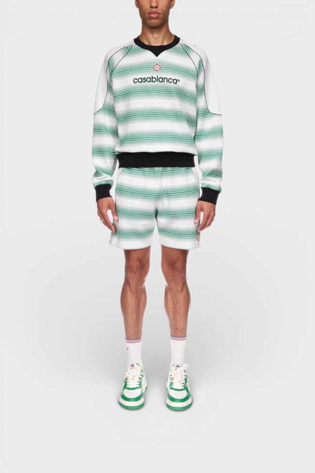 Casablanca Interlock Sweatshirt Gradient Stripe