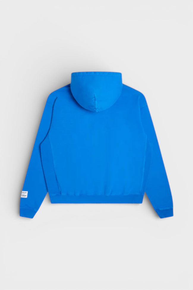 Felpa con cappuccio da palestra blu royal