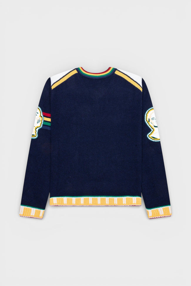 Felpa Fraternity blu navy