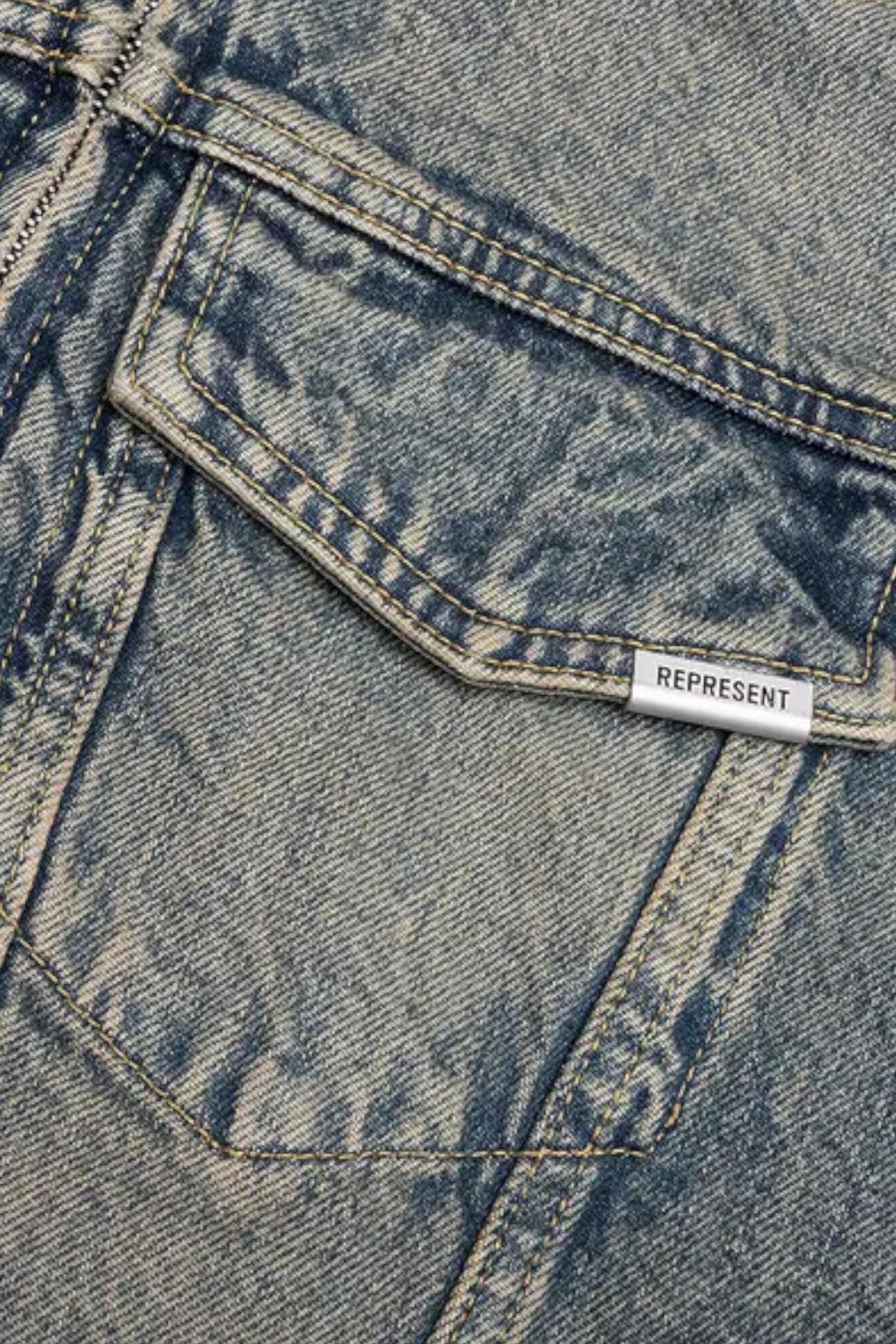 Kurtka jeansowa Represent Clo R4 Blue Cream