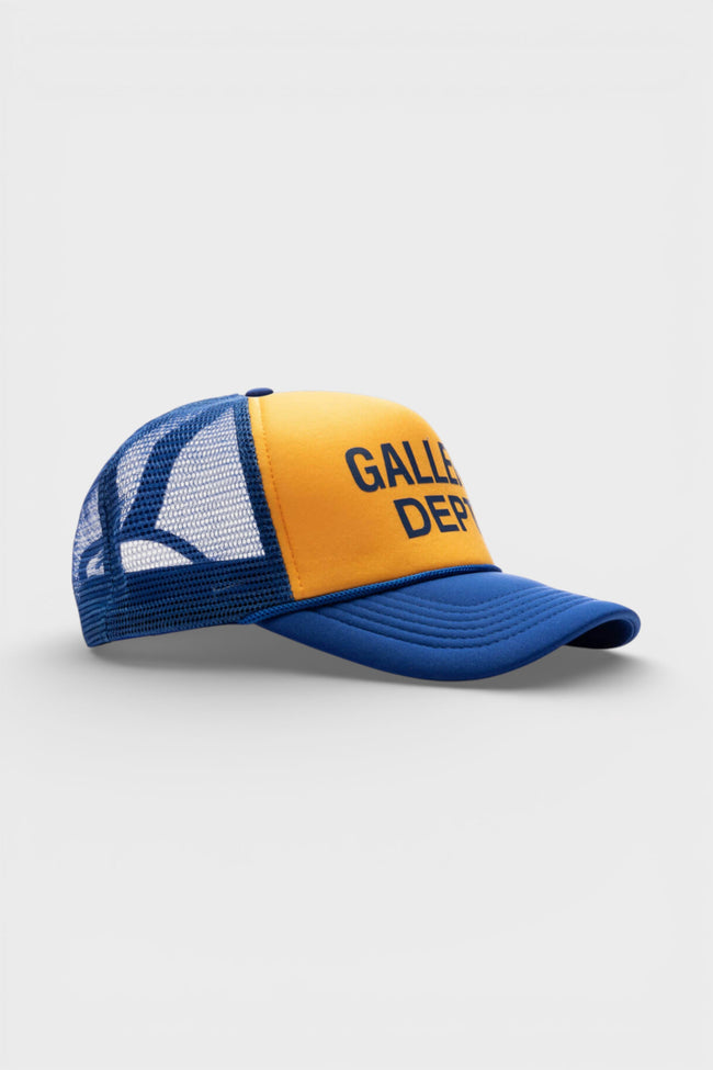 GD Logo Trucker Yellow Navy
