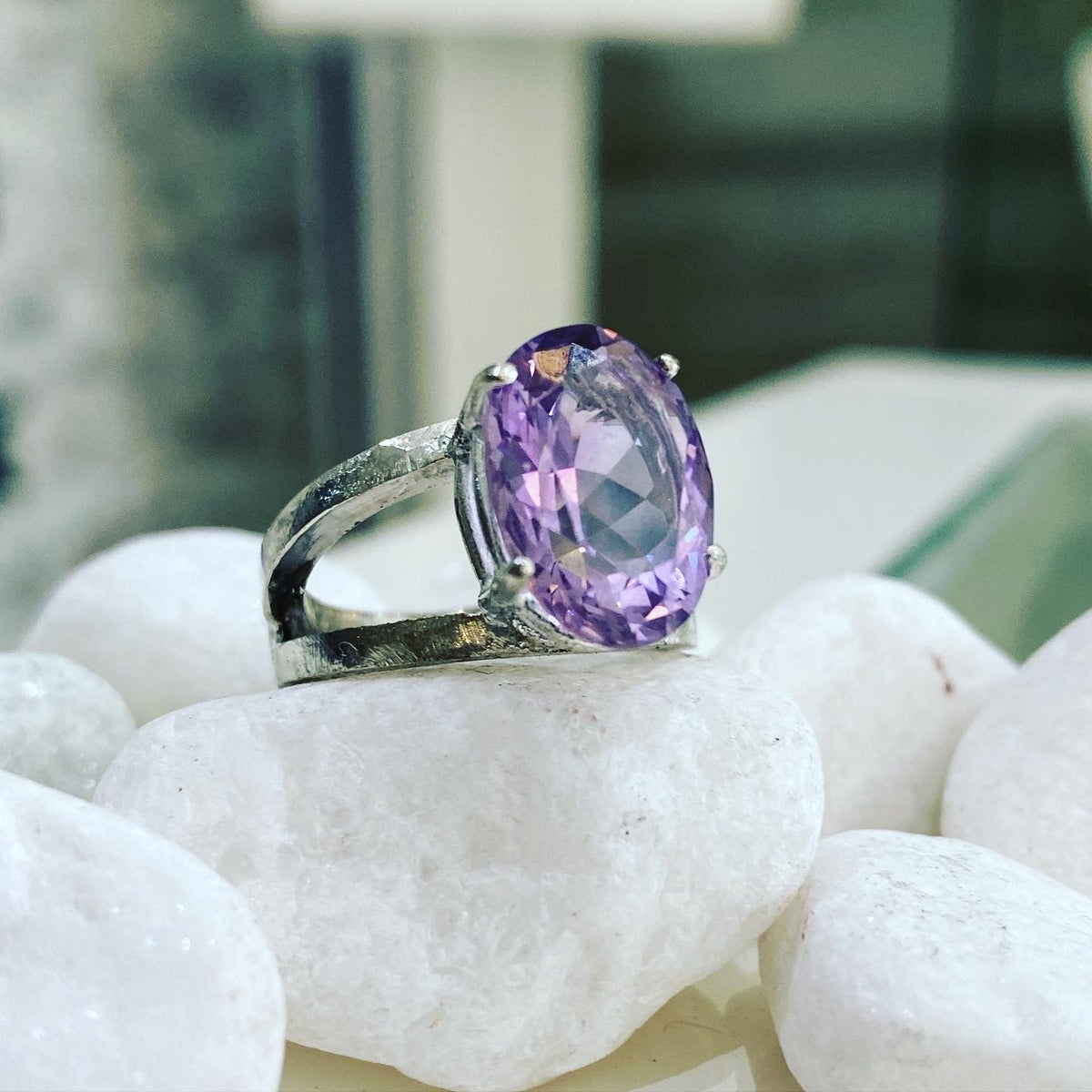 Maxi Double Empire Ring Amethyst