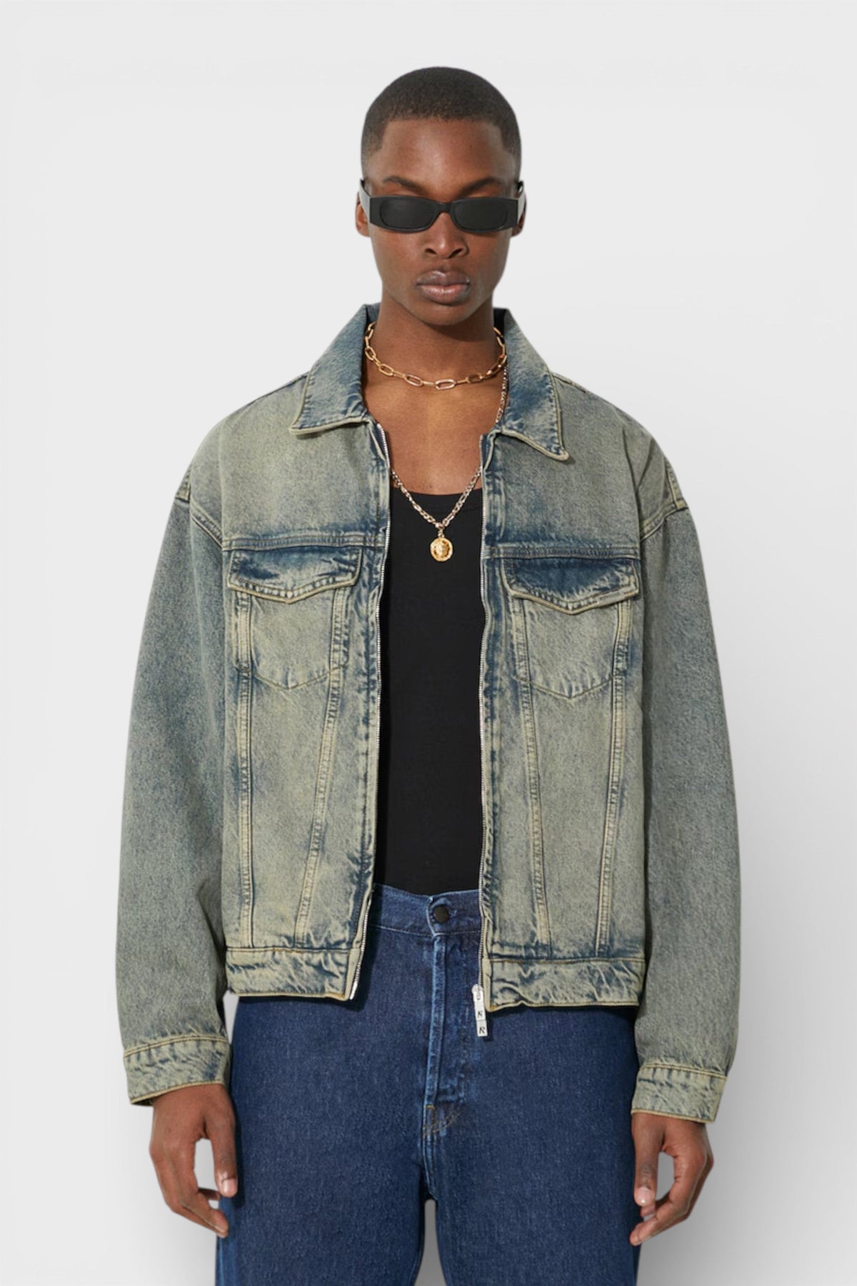 Kurtka jeansowa Represent Clo R4 Blue Cream