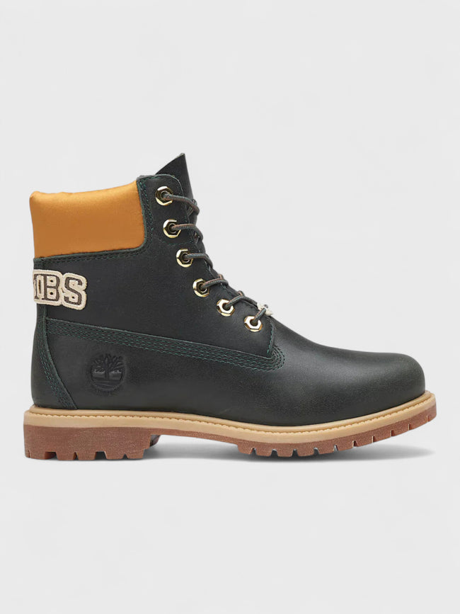 Botte imperméable Timberland Premium 6 pouces à lacets vert foncé