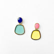 Kitty Mismatch Transparent Earrings