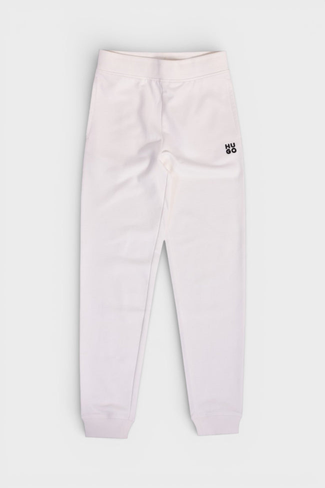Tepláky Hugo Nelfinia Stack Logo v barvě off-white
