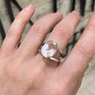 Maxi Double Empire Ring Rose Quartz