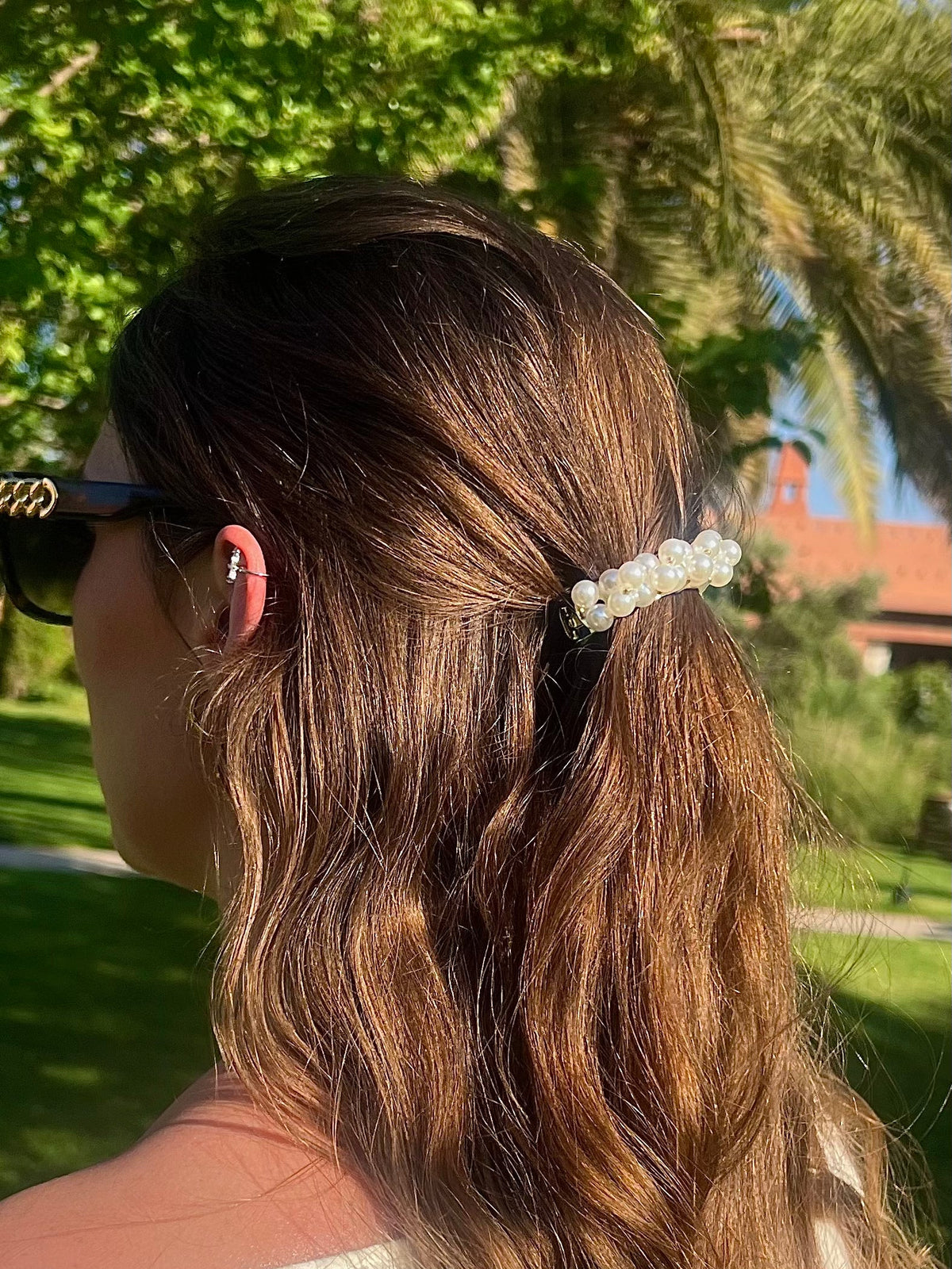 Emmie Pearl Ponytail Clip