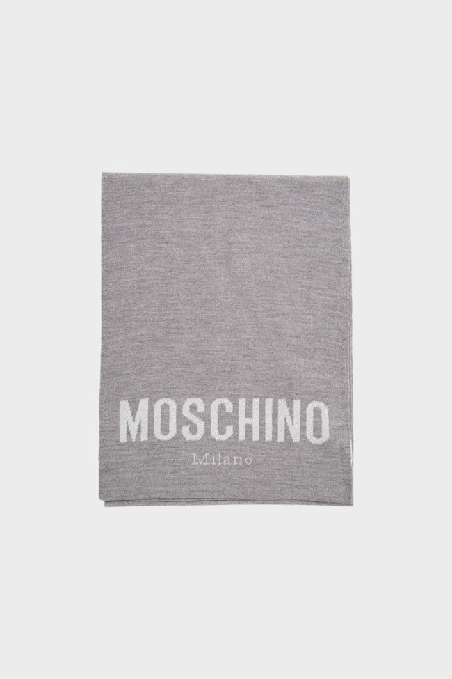 Šedý šátek Moschino dámský Moschino