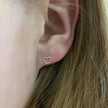 Mini Open Heart Studs