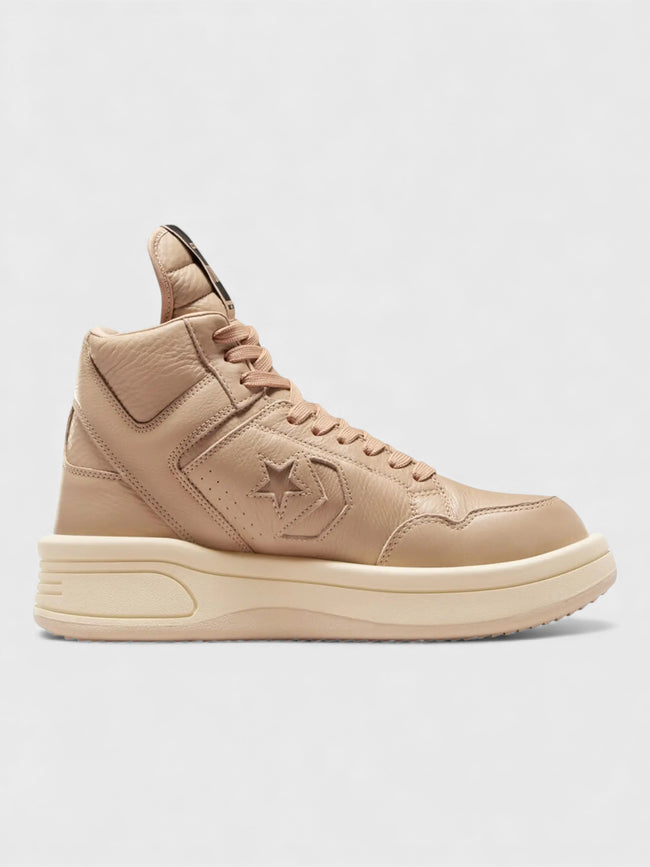 Converse x Rick Owens DRKSHDW TURBOWPN Mid w kolorze Beige Cave