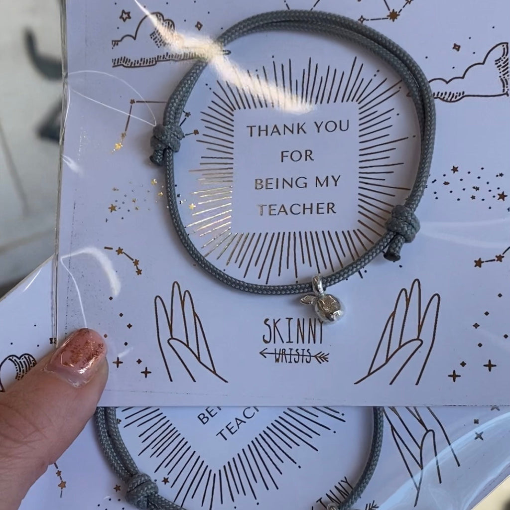 Teachers Apple Rope Bracelet