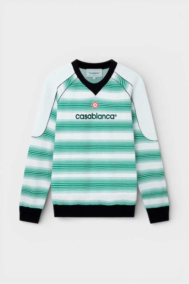 Casablanca Interlock Sweatshirt Gradient Stripe