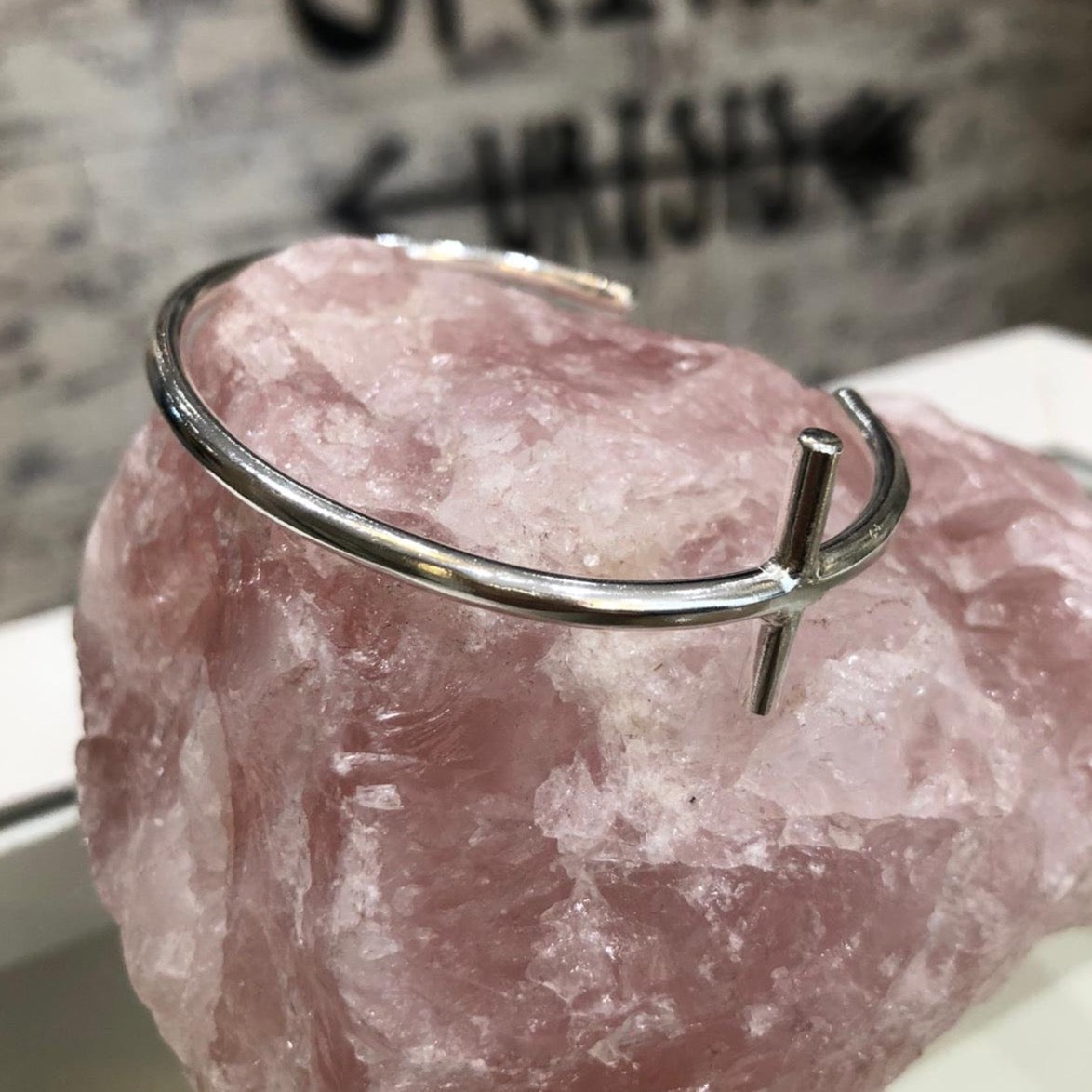 Cross Cuff Bangle