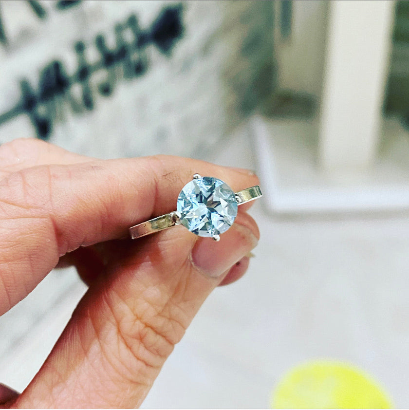 Aquamarine Treasured Ring