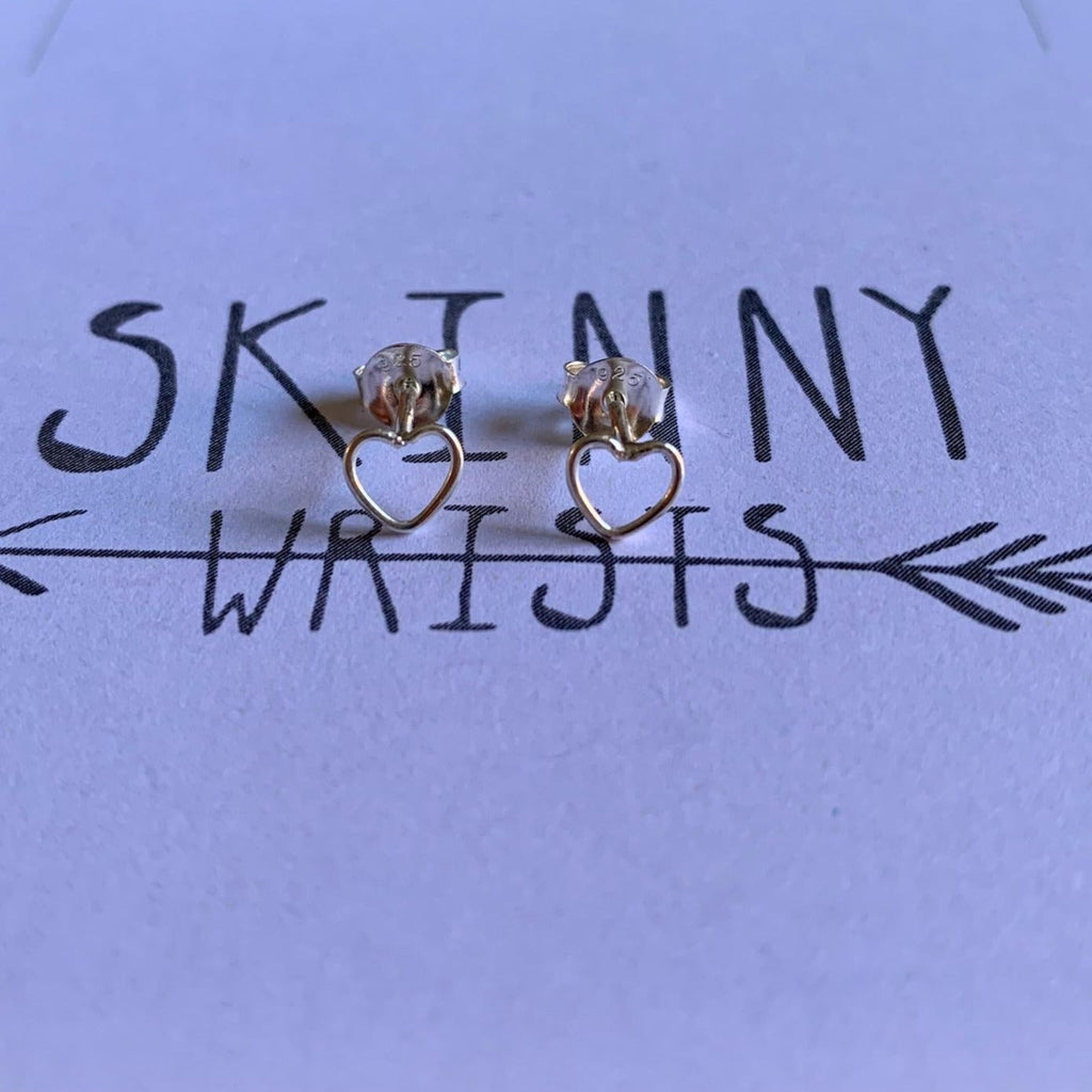 Mini Open Heart Studs