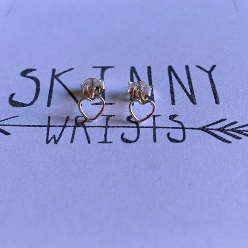 Mini Open Heart Studs