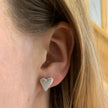 Large Heart Studs