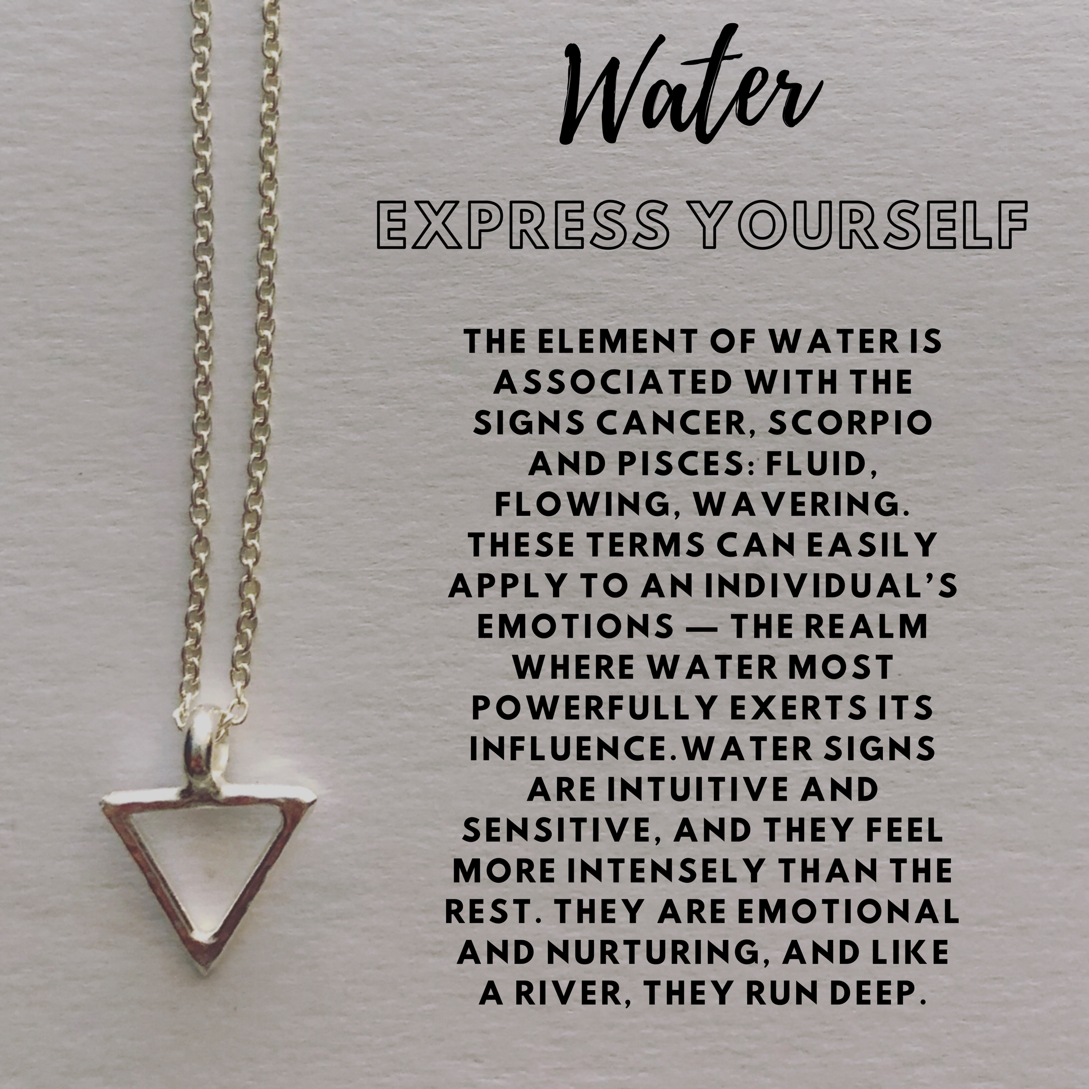 Elements Necklace - Water