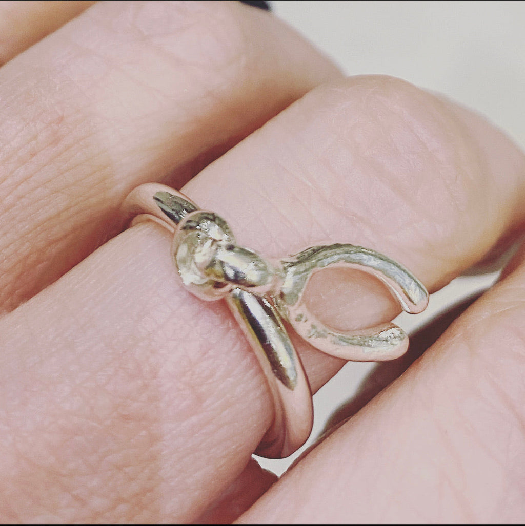 Wishbone Dangle Ring
