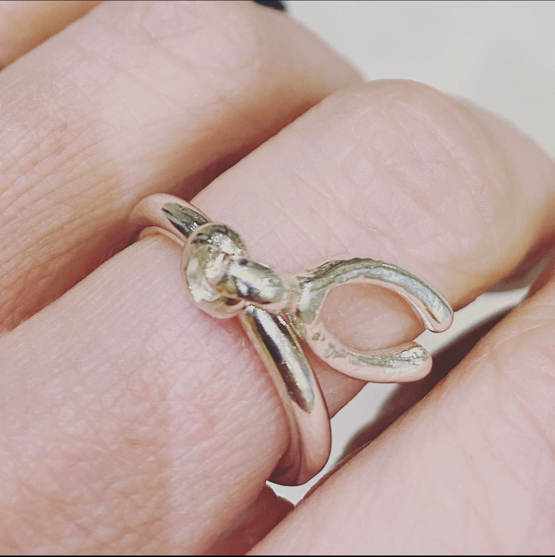 Wishbone Dangle Ring