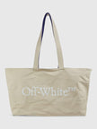 Off-White Reversible Tote Bag Beige Blue