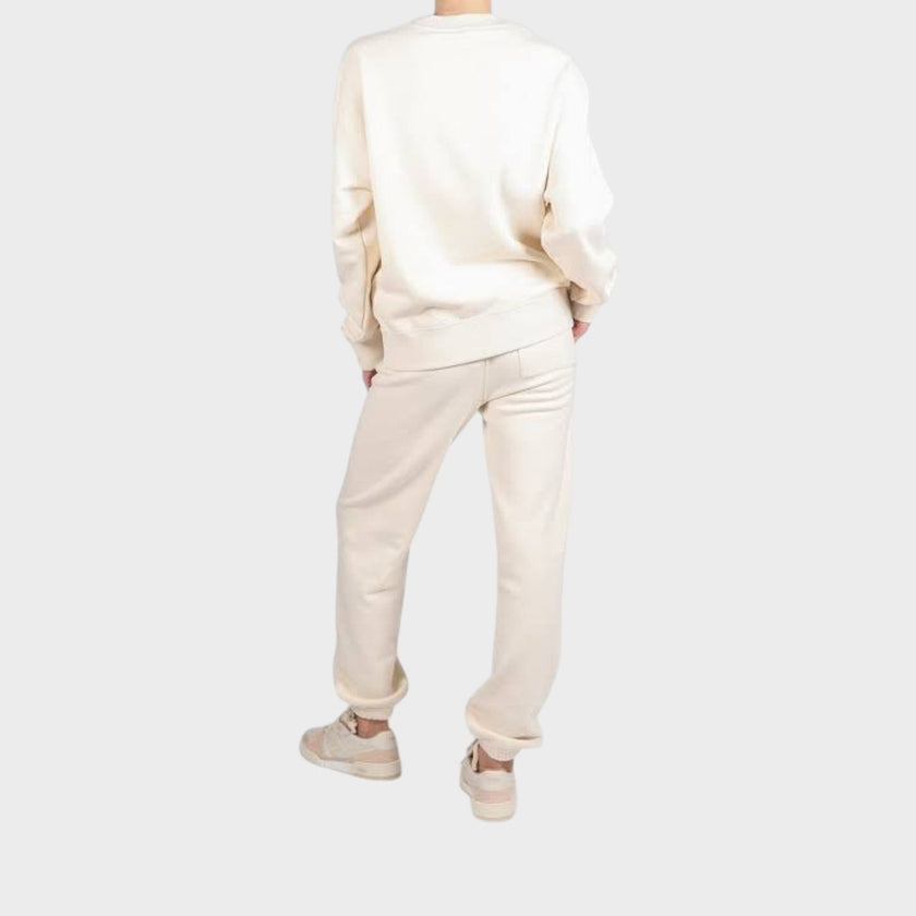 Terry Logo Sweatshirt Cream