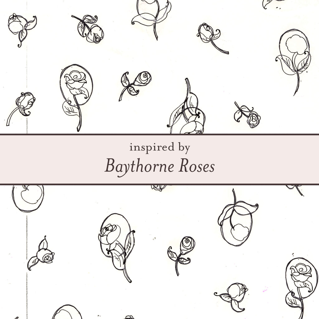 Laura Ashley Fashion Baythorne Roses Assembled Hoop Earrings