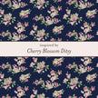 Laura Ashley Silver Cherry Blossom Ditsy Hoop Earrings