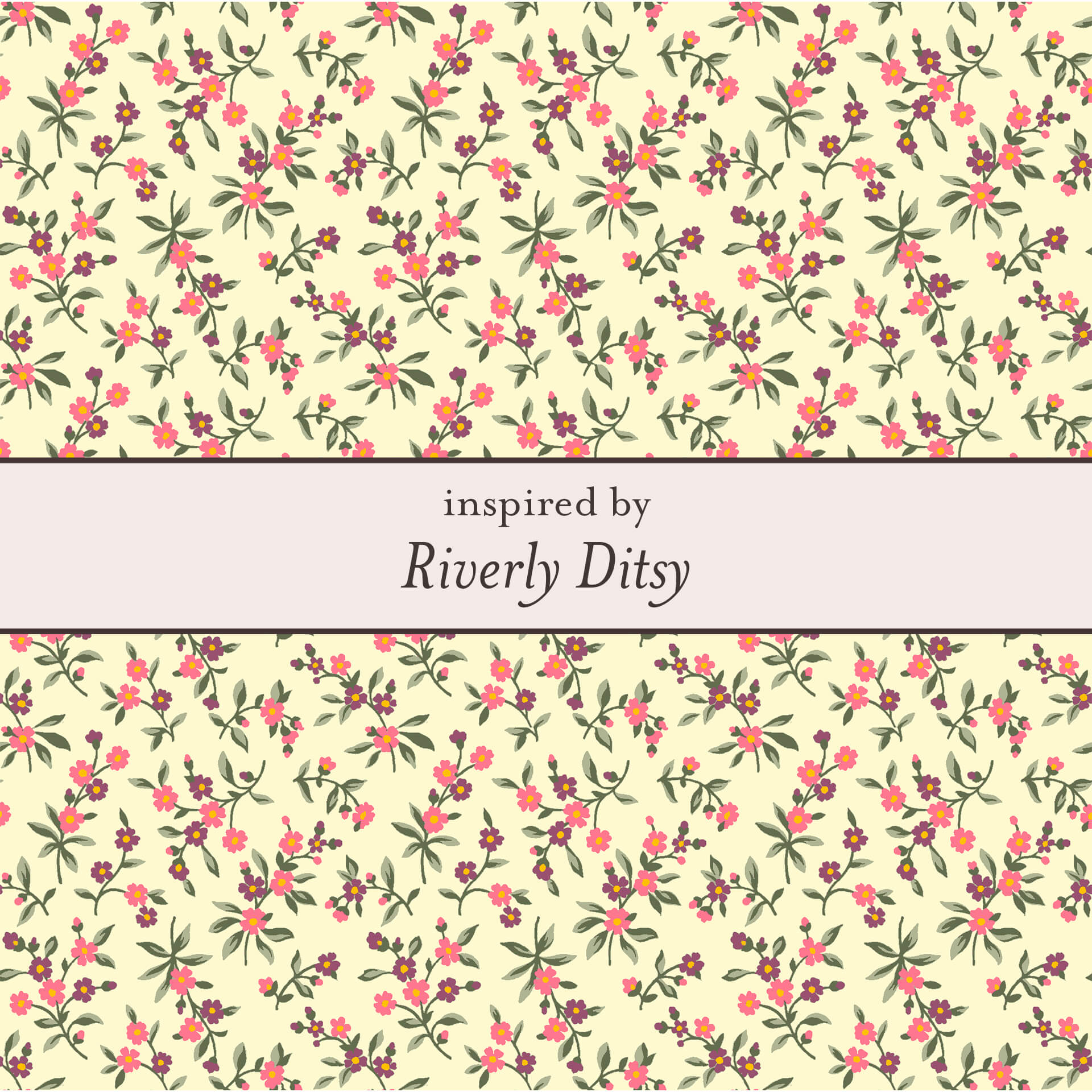 Laura Ashley Silver Riverly Ditsy Pave Flower Necklace