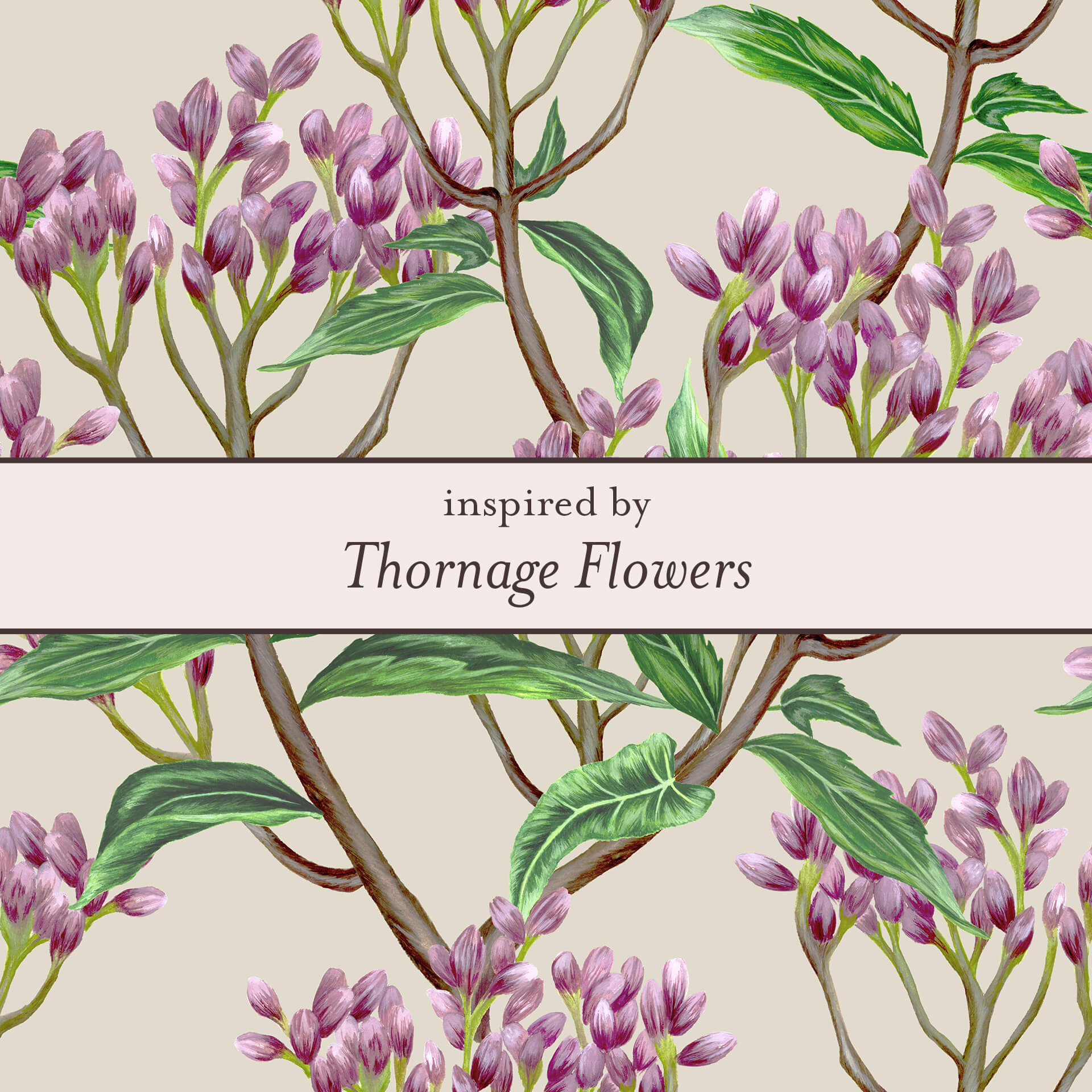 Laura Ashley Silver Thornage Flowers Necklace