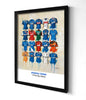 Ipswich Town FC Shirts - A2 Limited Edition Prints