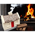 Irish Turf / Peat Incense Smoking Cottage Set
