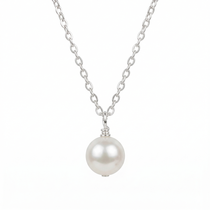 Freshwater Single Pearl Pendant Necklace