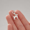 Jack Russell Terrier Silver Dog Charm