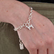 Jack Russell Terrier Silber Hunde Charm Armband