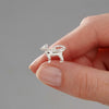 Jack Russell Terrier Silver Dog Charm
