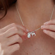 Jack Russell Terrier Personalised Silver Dog Tag Necklace