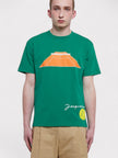 Jacquemus Le T-Shirt Tennis Estampado Verde Tenis